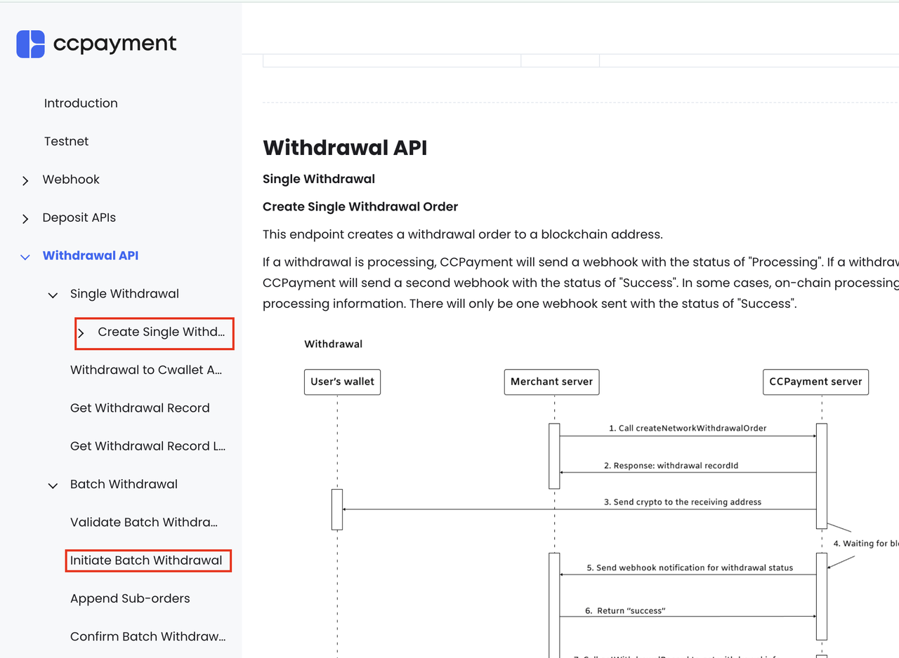 CCPayment API Documentation