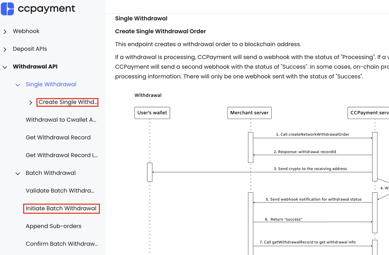 CCPayment API Documentation