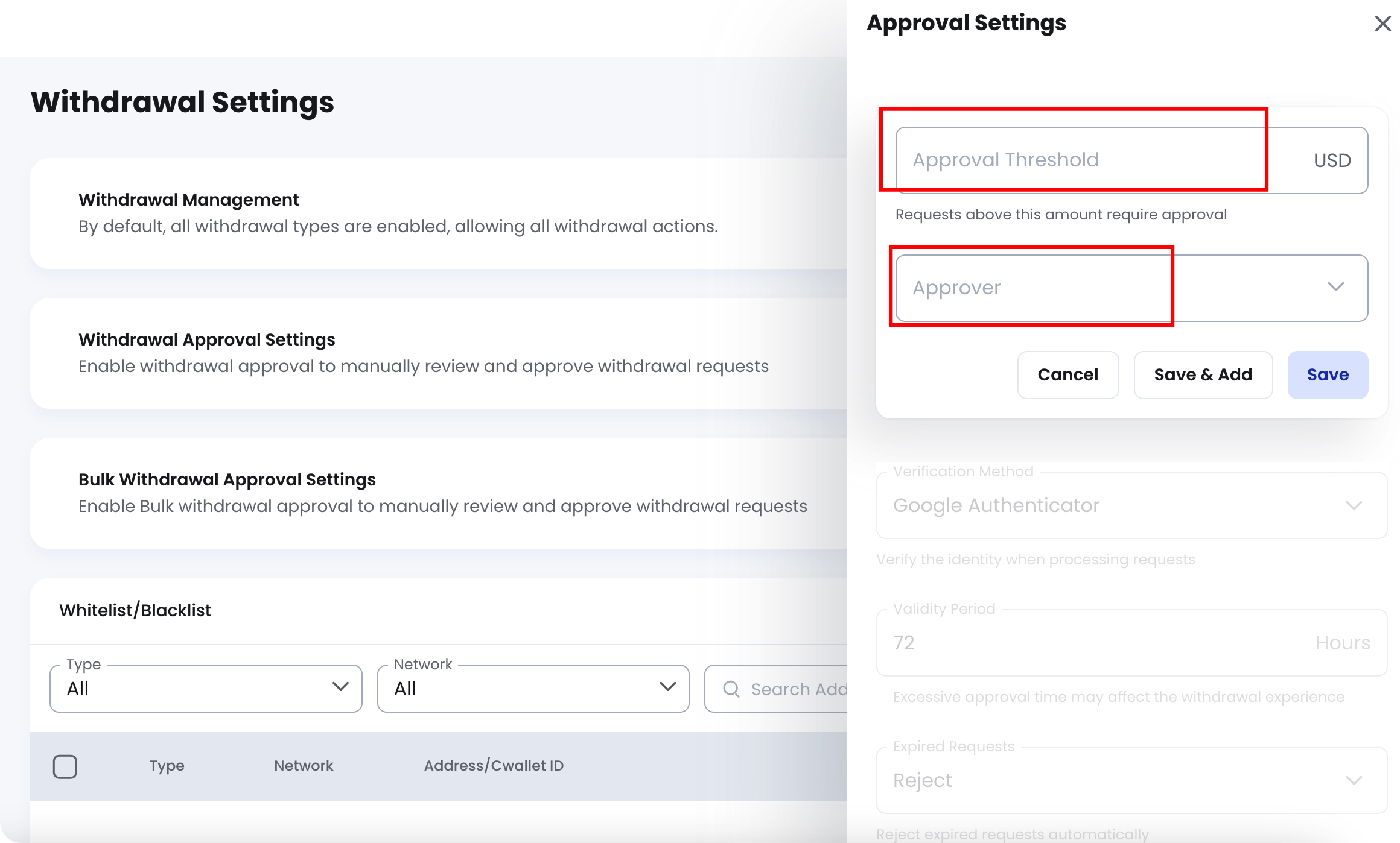 Save an approval rule