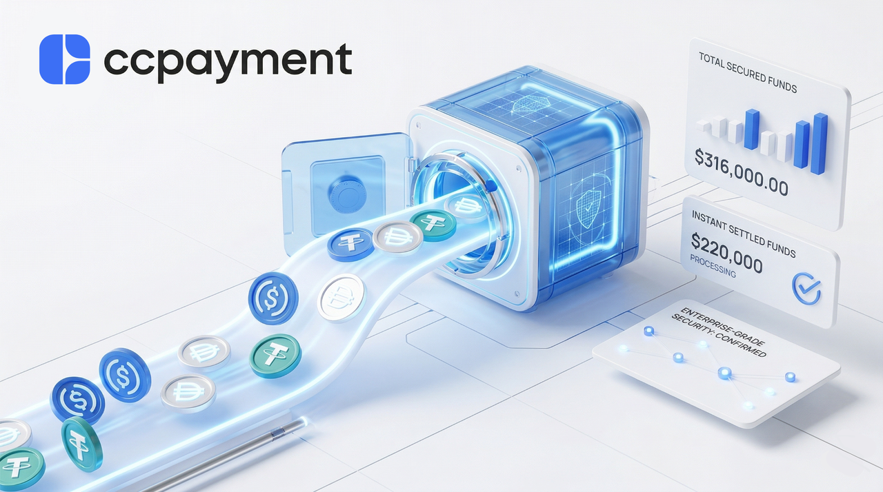 CCPayment's Auto-Swap instantly converts tokens to USDT or USDC upon finality, eliminating volatility risk. Stablecoin settlement and fiat off-ramp protect merchant revenue from market swings.