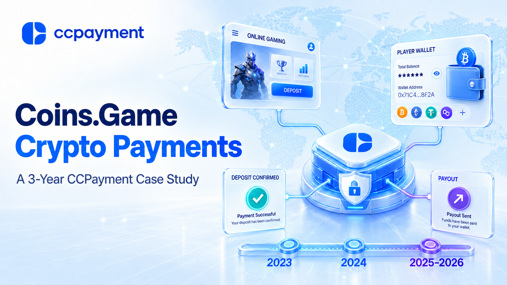 Coins.Game Crypto Payments: A 3-Year CCPayment Case Study