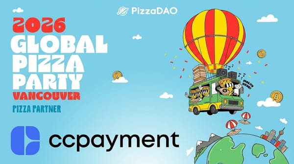 CCPayment x RSV Pizza Vancouver 2026 event promotion and merchant referral rewards