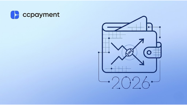 CCPayment guide cover: Prediction Market Crypto Wallet 2026 conceptual illustration.